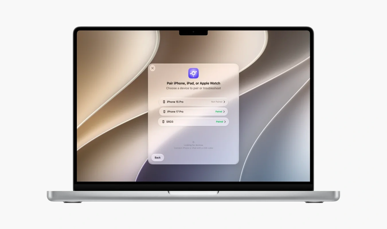 Device pairing process